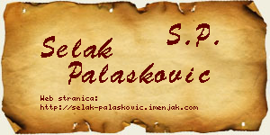 Selak Palasković vizit kartica